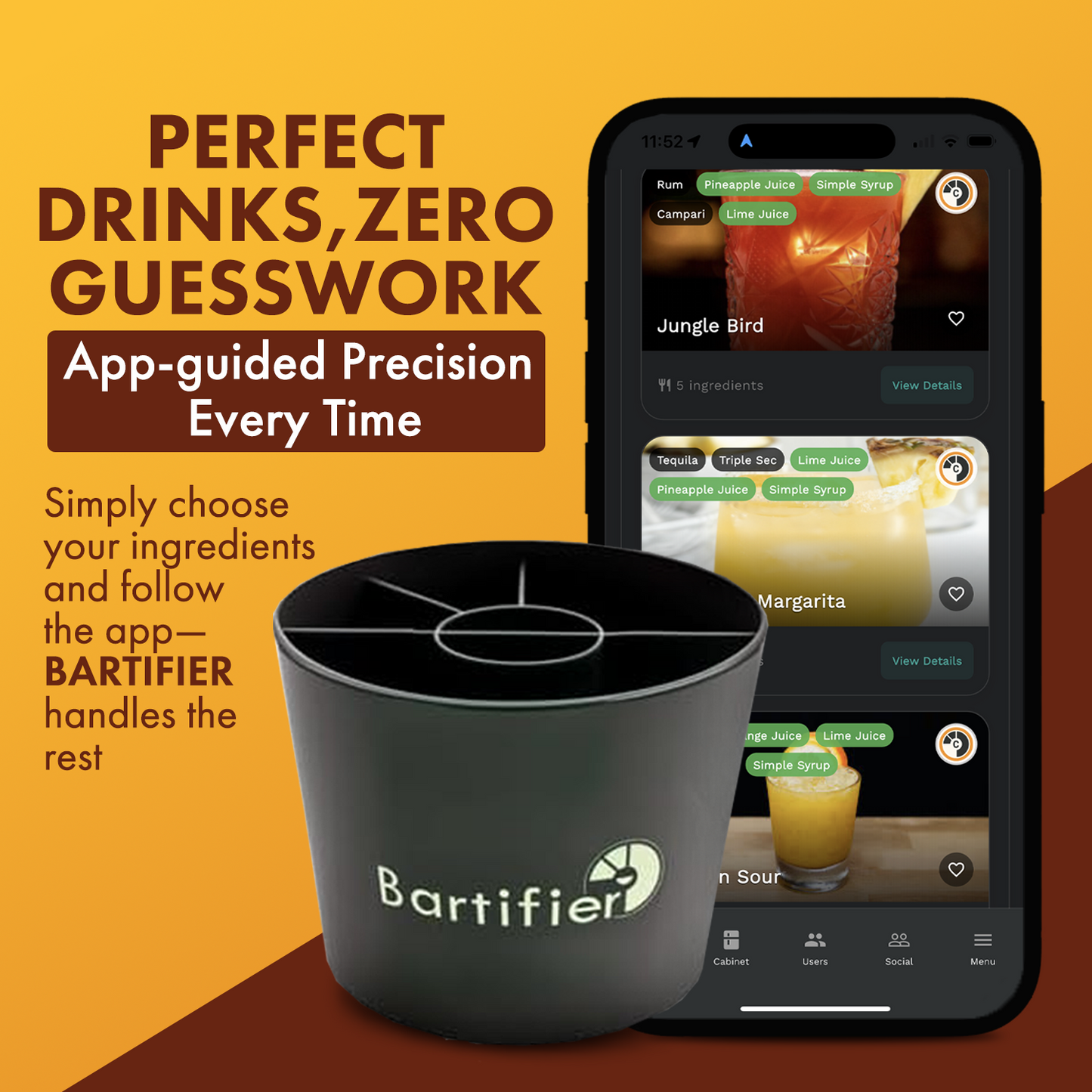 Bartifier Cocktail Maker (500+ Drinks)
